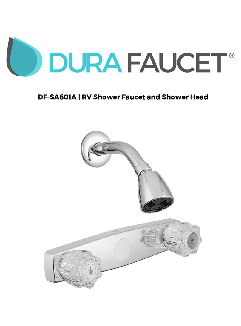 Dura Faucet DF-SA601A quick start guide Dura Faucet DF-SA601A quick start guide
