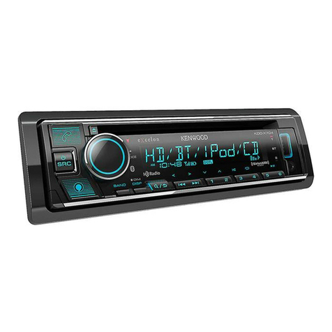 Kenwood KDC-X704 quick start guide