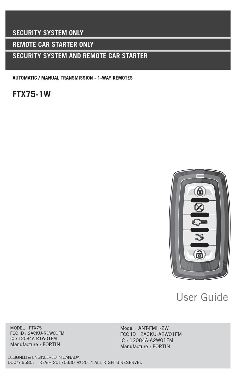 Fortin Electronic Systems FTX75-1W user guide