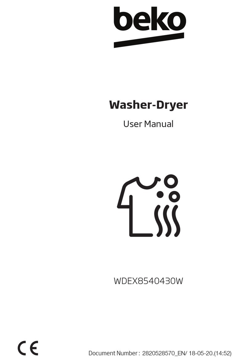 Blomberg WDEX8540430W User manual