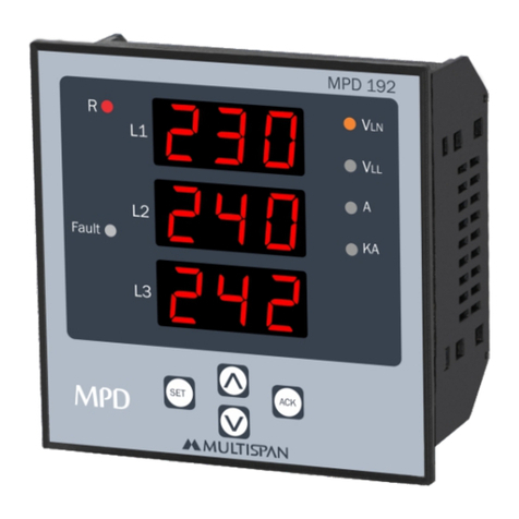 MULTISPAN MPD-192 manual