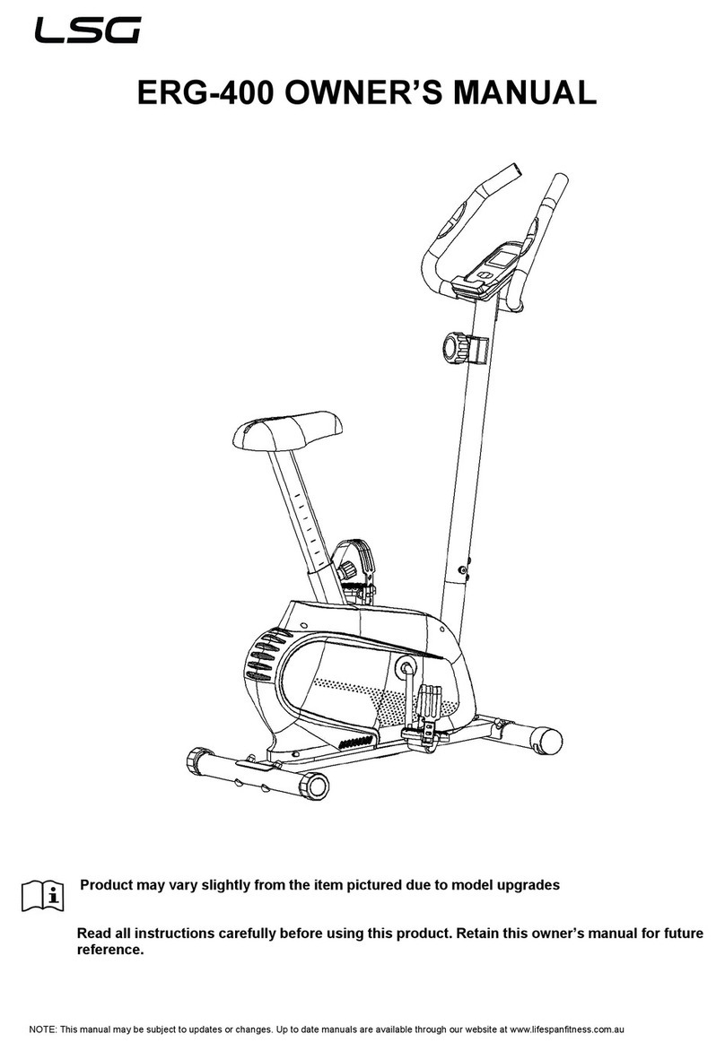 LSG ERG-400 owner's manual
