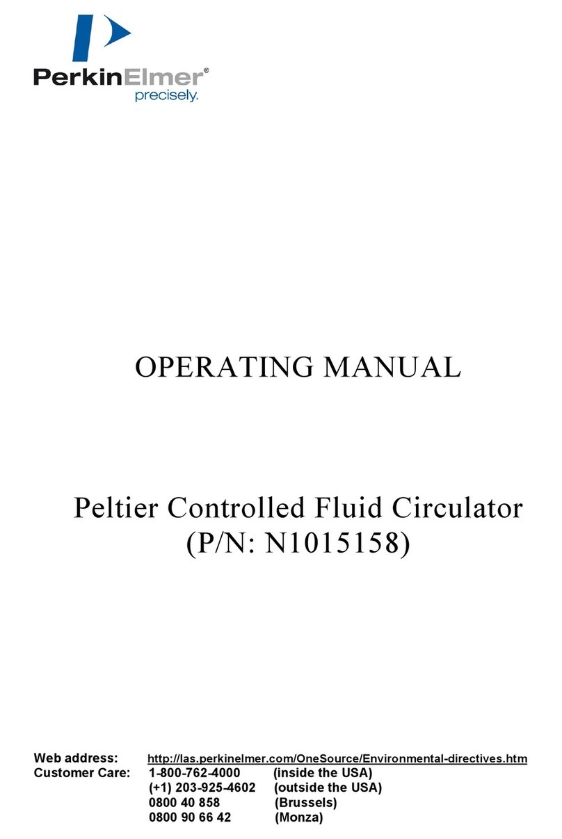 PerkinElmer Peltier N1015158 operating manual
