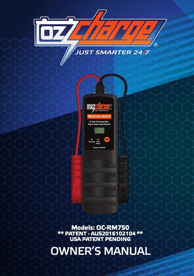 OzCharge OC-RM750 owner's manual