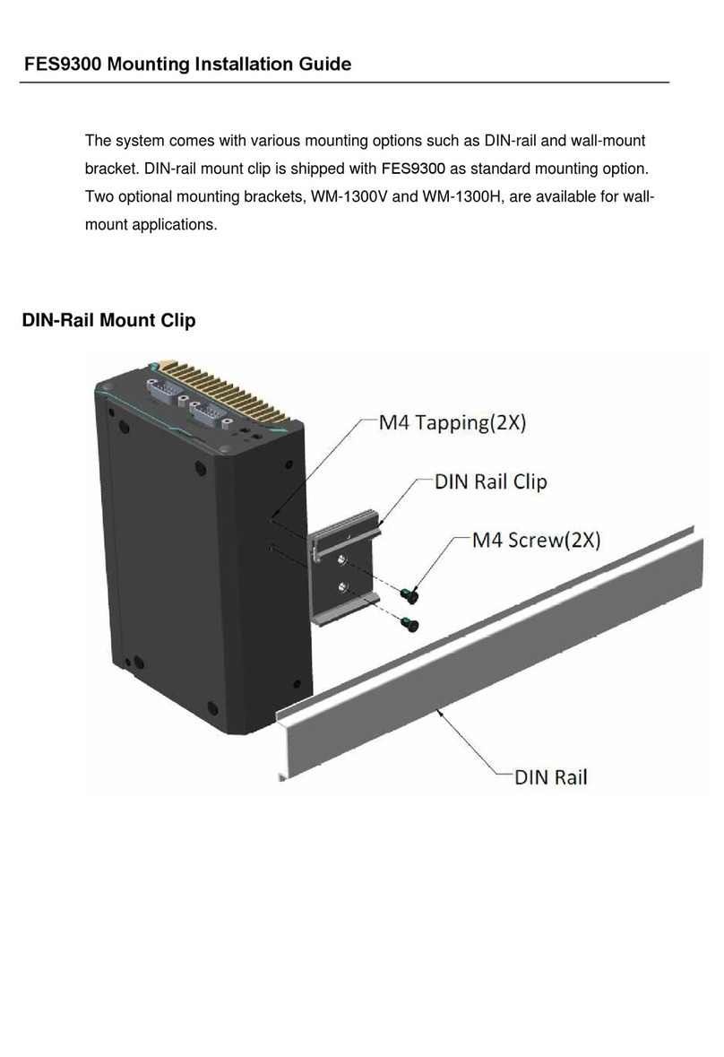 Acnodes FES9300 Mounting installation guide