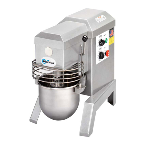 Univex SRM8 User manual
