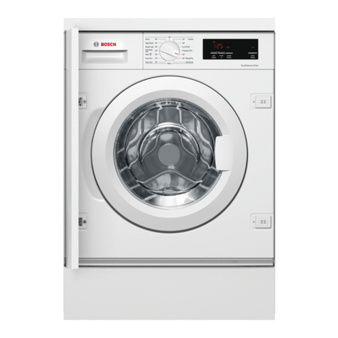 Bosch WIW28301GB User manual and installation instructiions