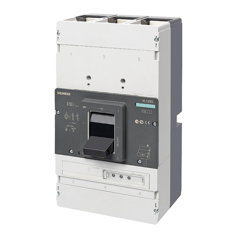 Siemens 3VL7710-6 Series operating instructions