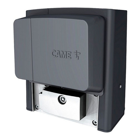 CAME BX604AGS User manual
