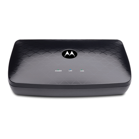 Motorola MoCA MM1025 User manual