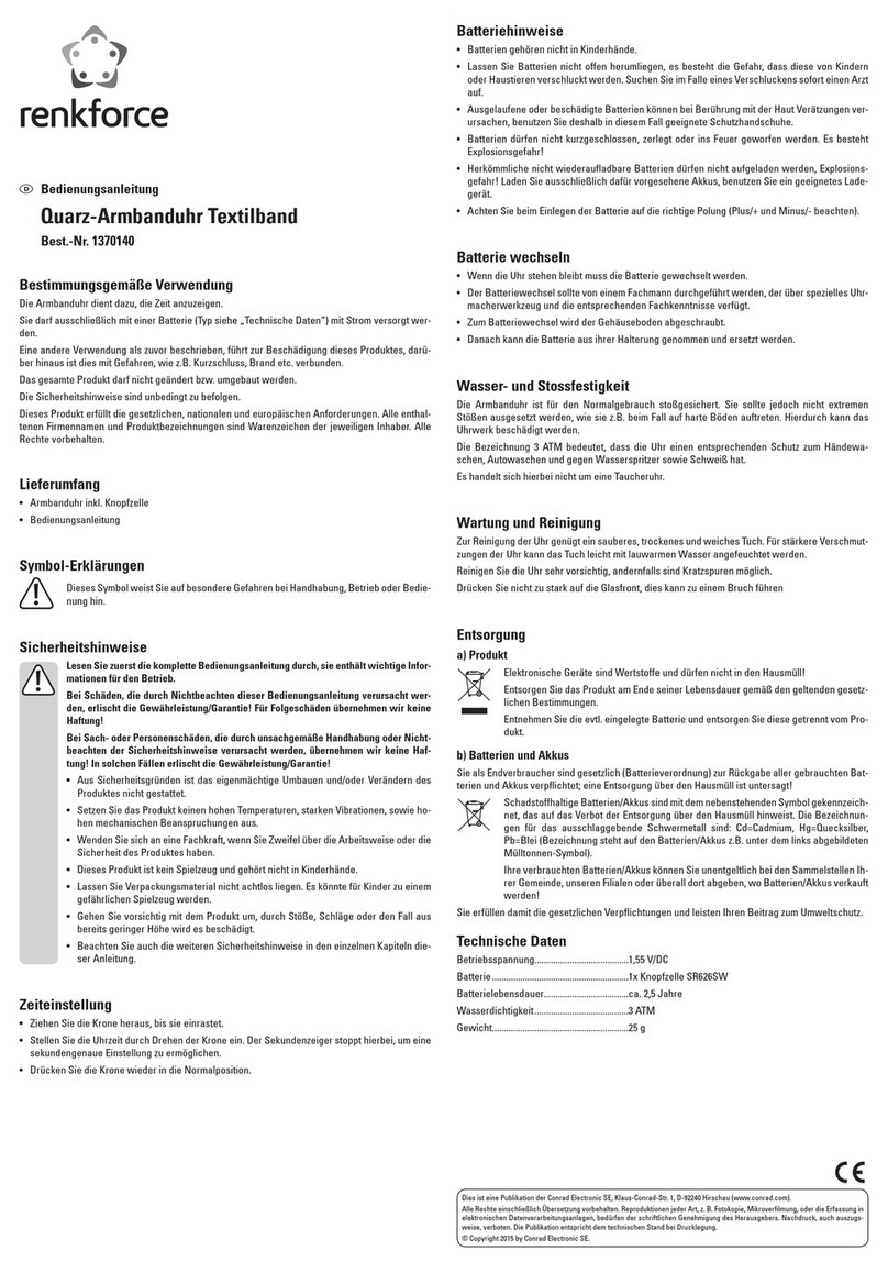 Renkforce 1370140 operating instructions