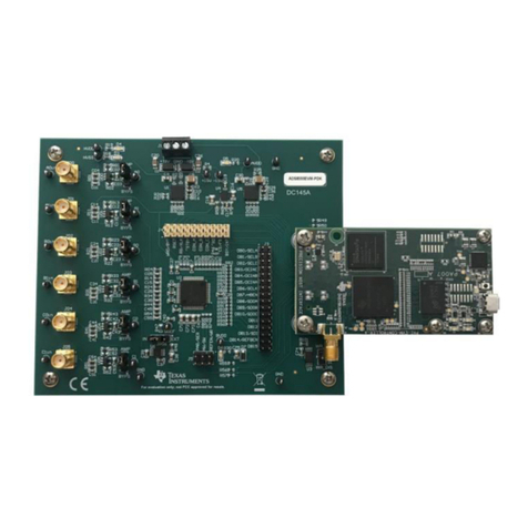 Texas Instruments ADS8555EVM-PDK User manual