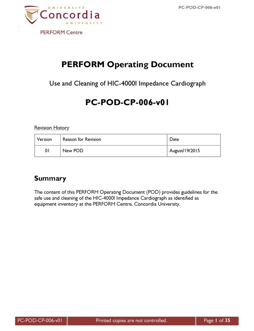 Concordia HIC-4000I Instructions for use and cleaning