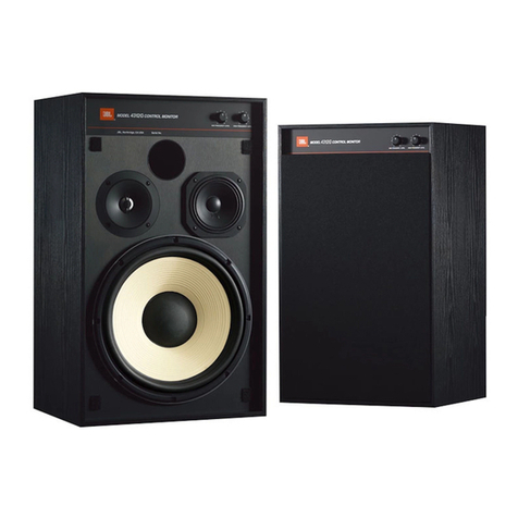 JBL 4312G owner's manual