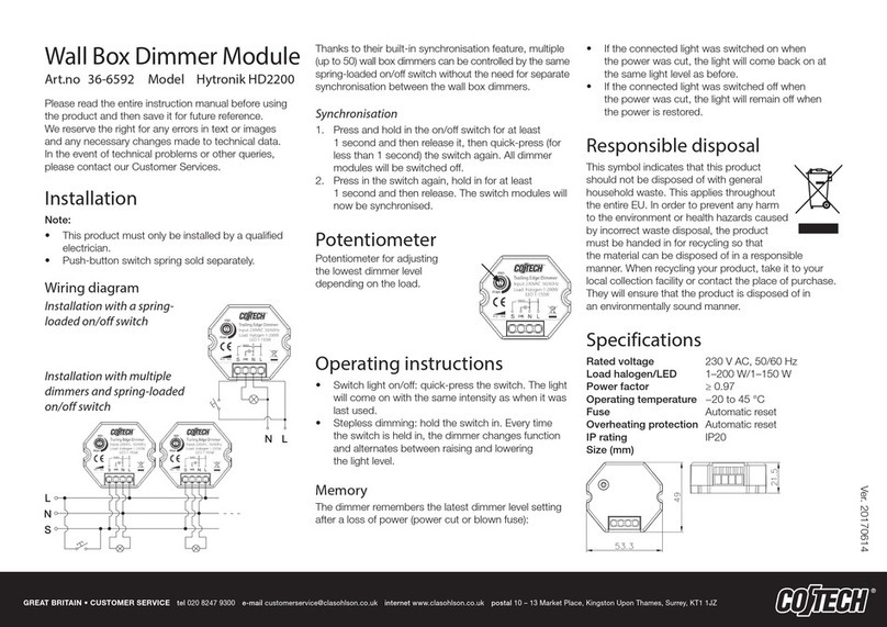 Coitech Hytronik HD2200 User manual