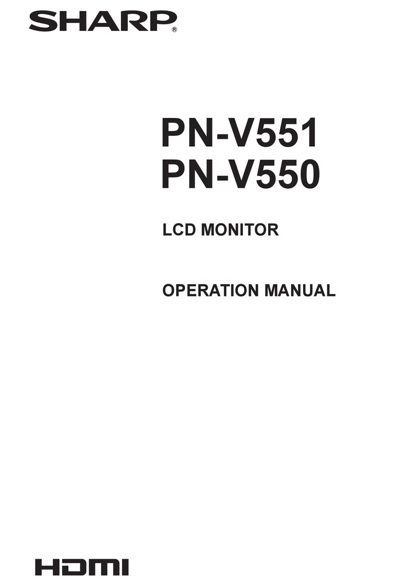 Sharp PN-V550 User manual Sharp PN-V550 User manual