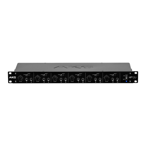 Harman AKG HP12U User manual