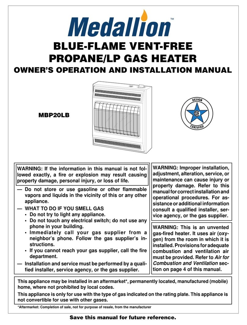Medallion MBP20LB Quick start guide