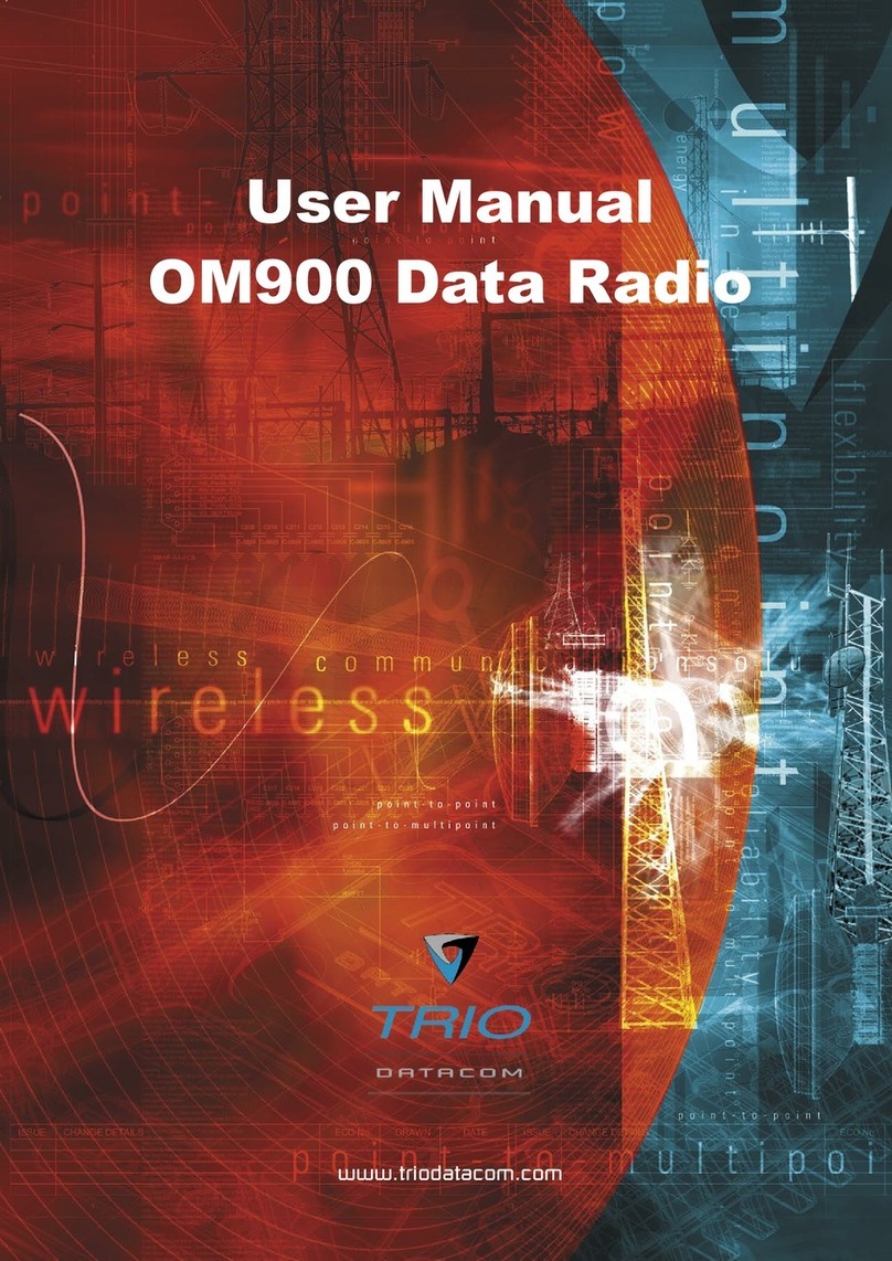 Trio Datacom OM900 user manual