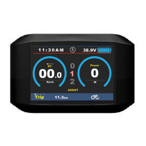 CYCMOTOR APT 750c Display User manual CYCMOTOR APT 750c Display User manual