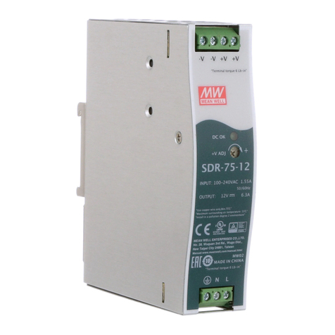 MW SDR-75-12 User manual