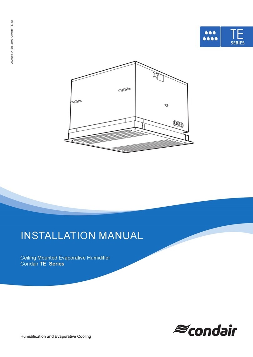 Condair TE Series installation manual