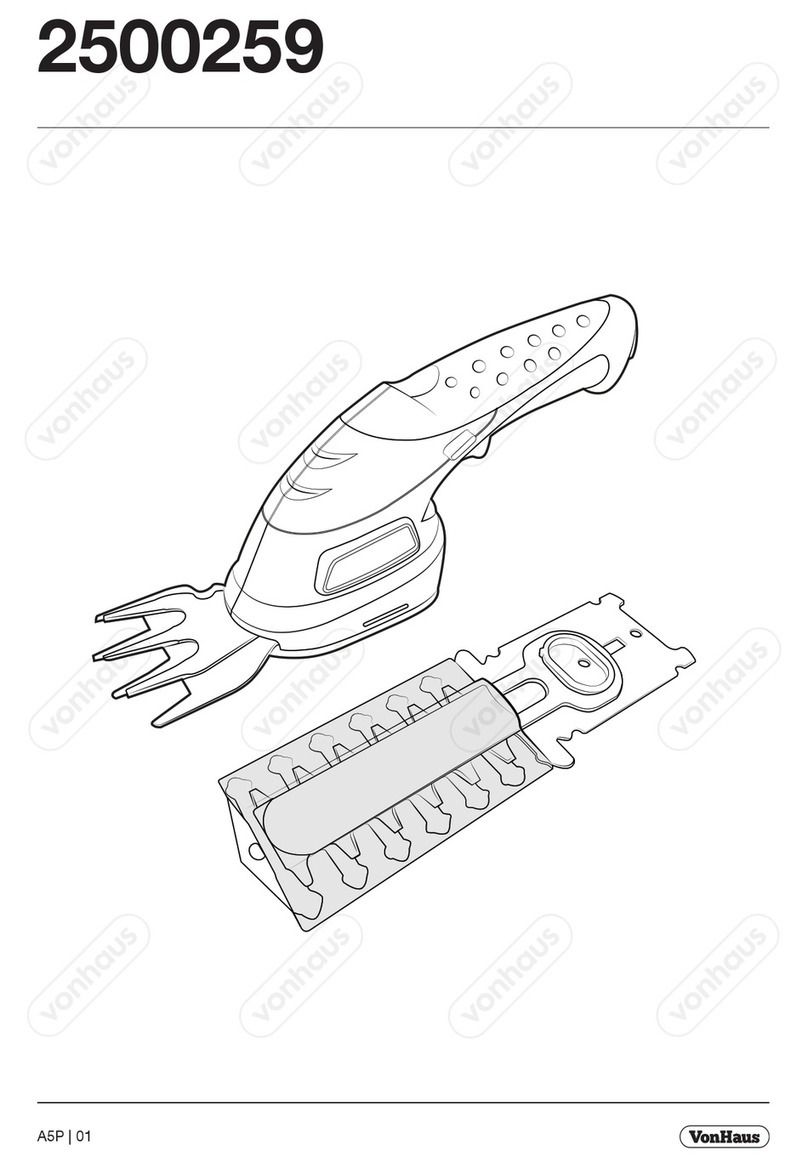 VonHaus 2500259 manual