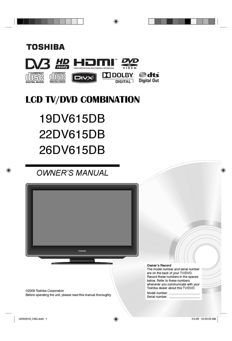 Toshiba 19DV615DB owner's manual
