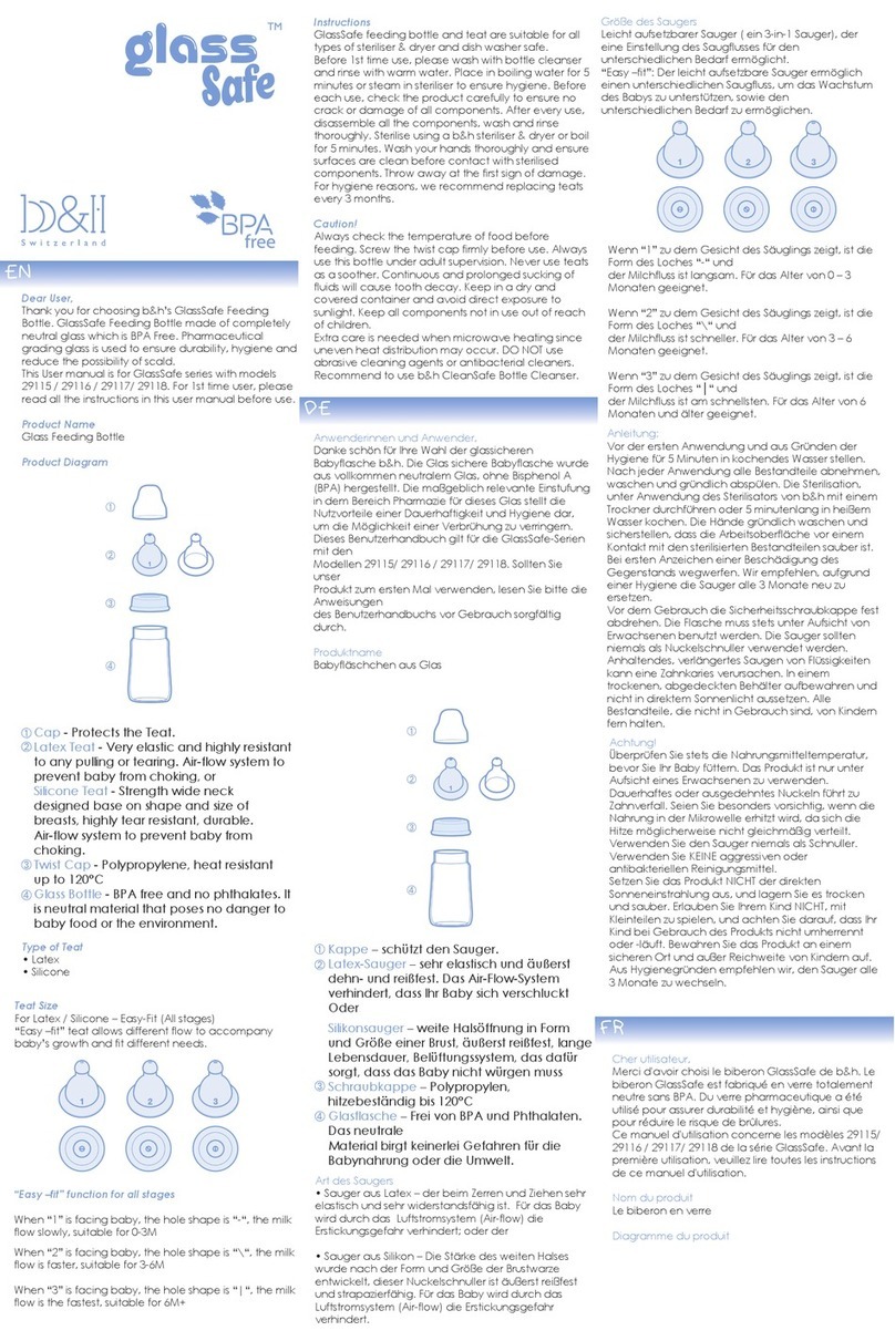 B&H GlassSafe Series manual