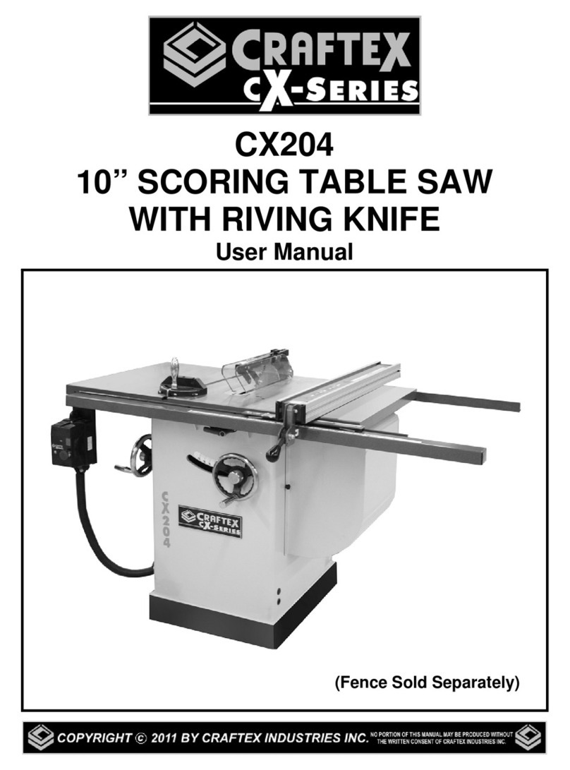 Craftex CX204 User manual Craftex CX204 User manual