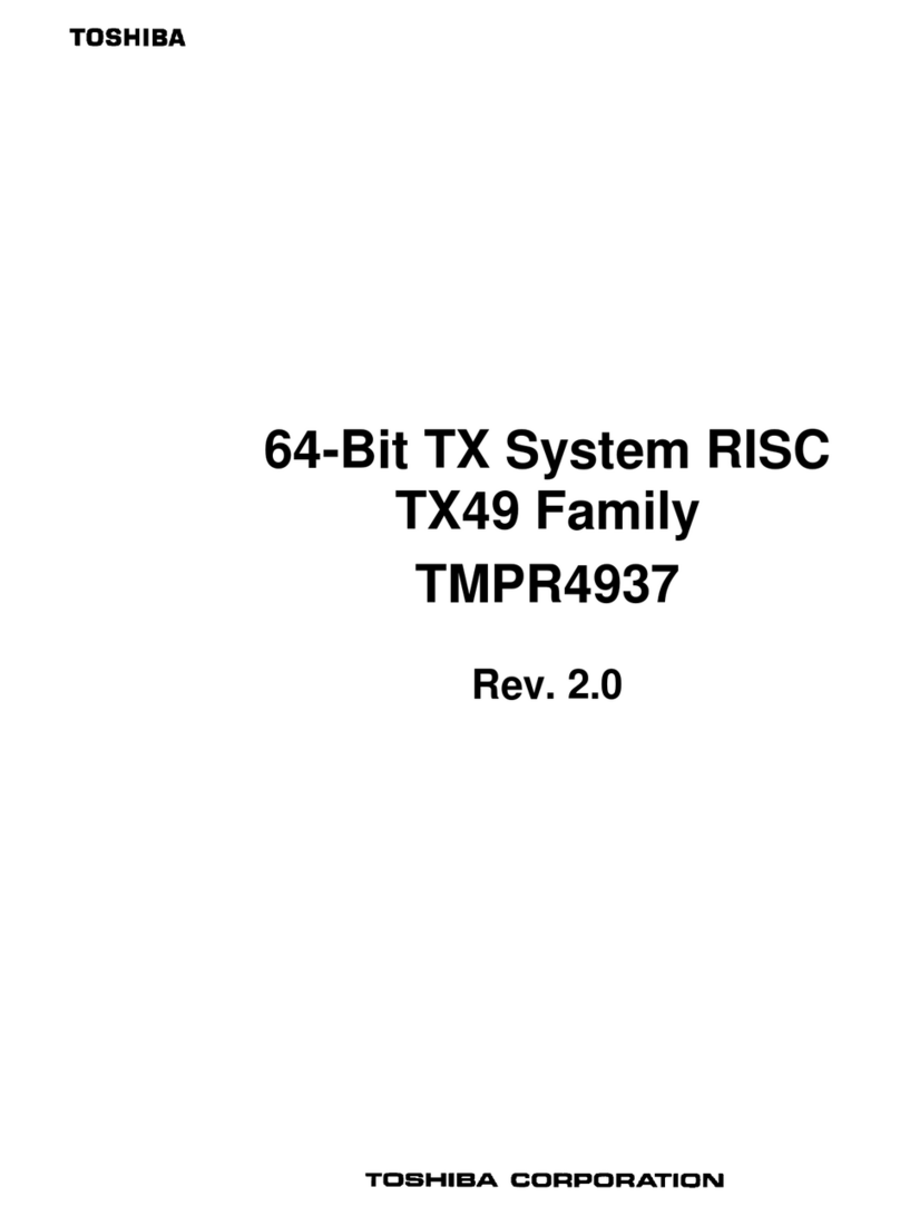 Toshiba TX49 TMPR4937 User manual