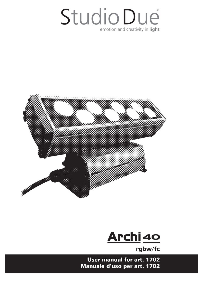 STUDIODUE Archi 40 RGBW/FC User manual