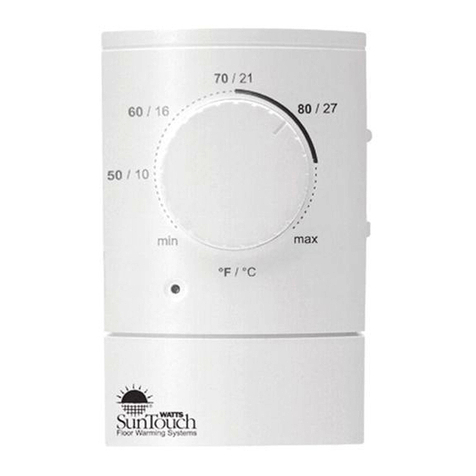 Watts SunStat Dial User manual