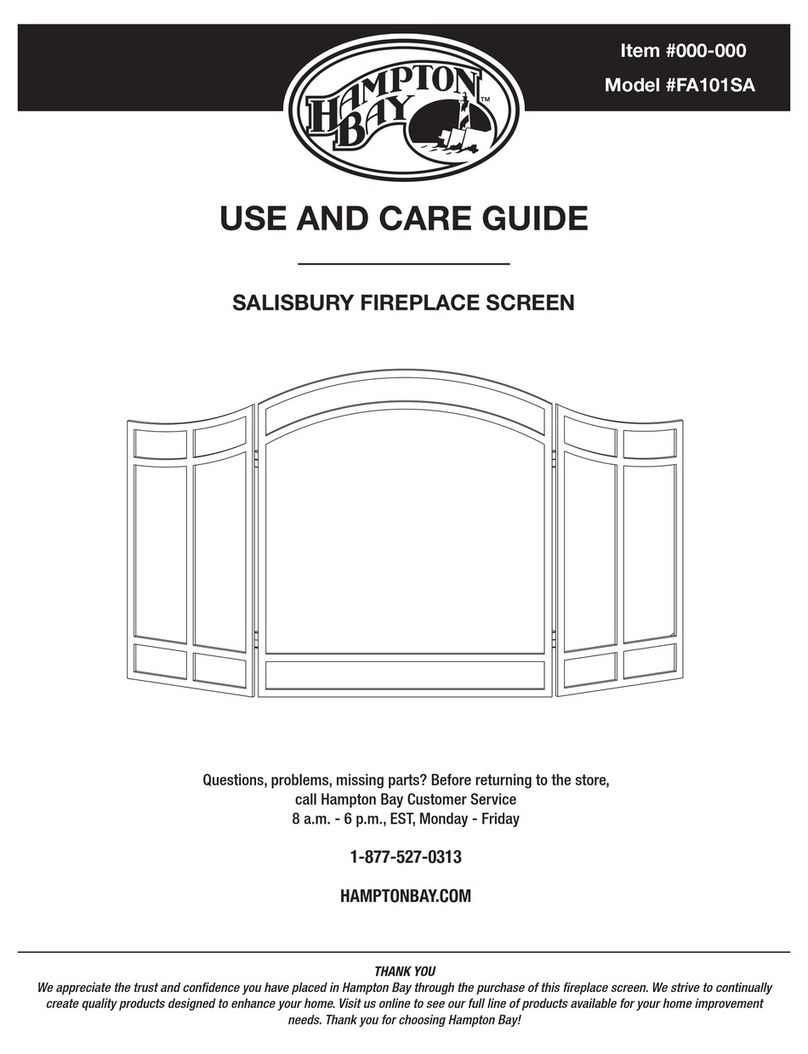 HAMPTON BAY FA101S Use and care guide
