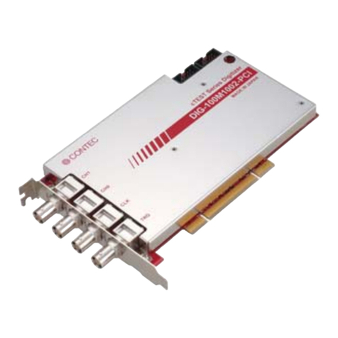 Contec DIG-100M1002-PCI User manual