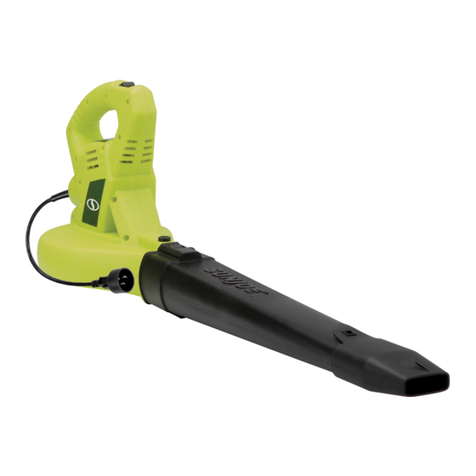 SNOWJOE sunjoe SBJ601E User manual