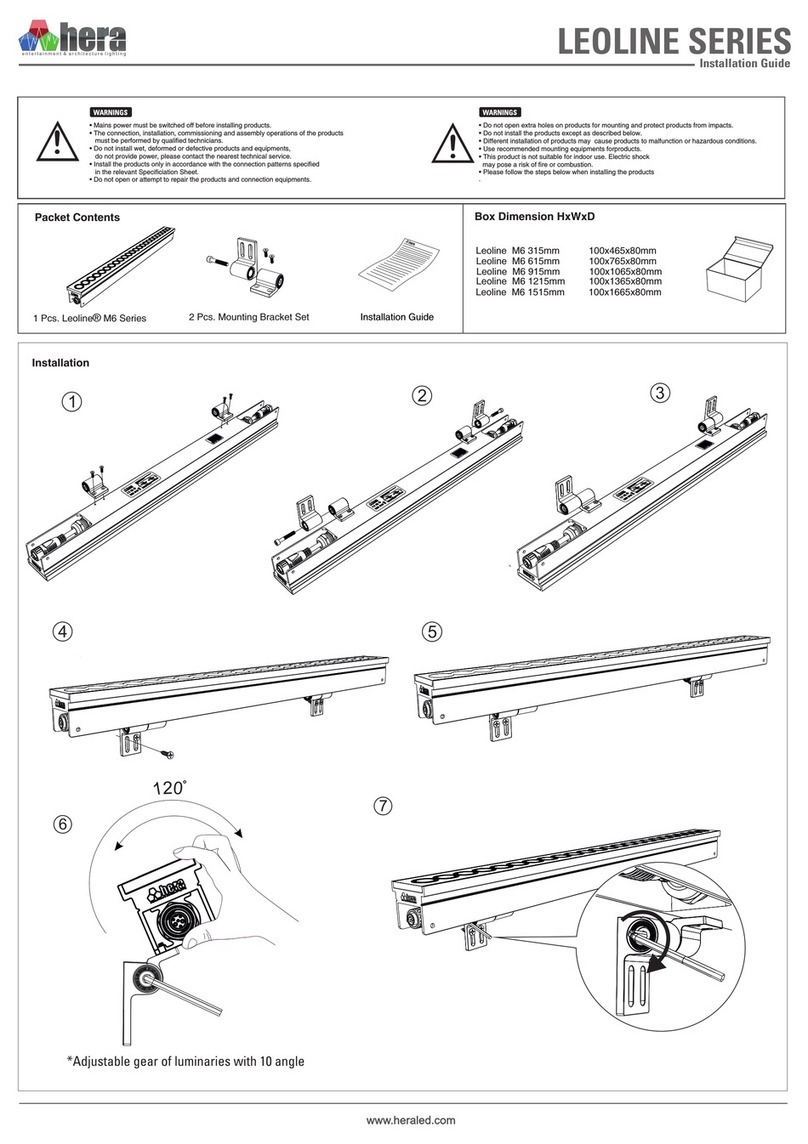 HERA Leoline Series User manual