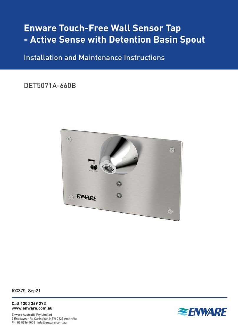enware DET5071A-660B Installation and maintenance instructions