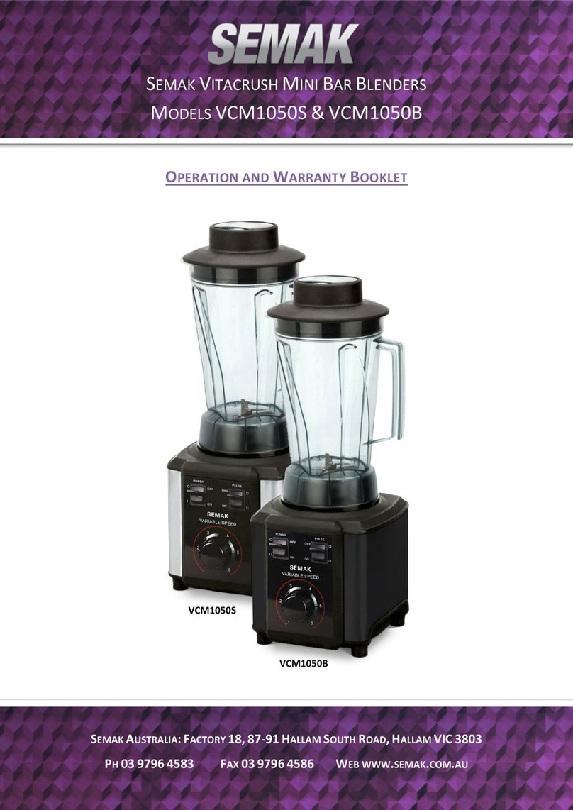 SEMAK VCM1050S Installation and operation manual SEMAK VCM1050S Installation and operation manual