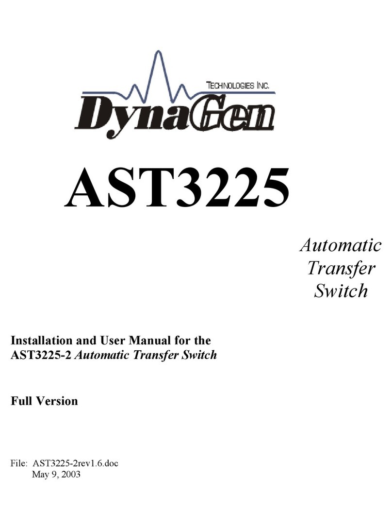 DynaGen AST3225 User manual