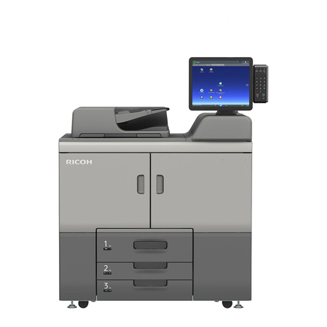 Ricoh Pro 8300 Series Installation guide