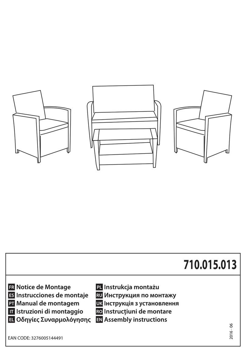 ADEO Services 710.015.013 Assembly instructions