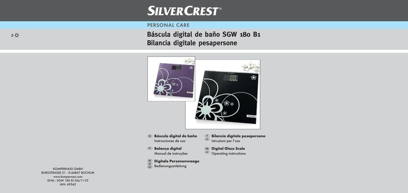 Silvercrest SGW 180 B1 operating instructions