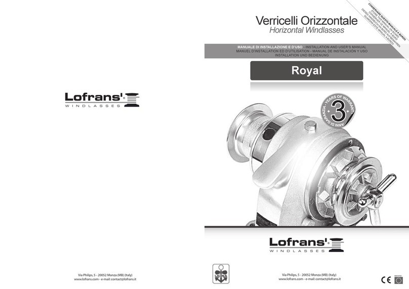 Lofrans Royal User manual