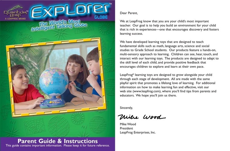 LeapFrog Quantum Leap Explorer User manual