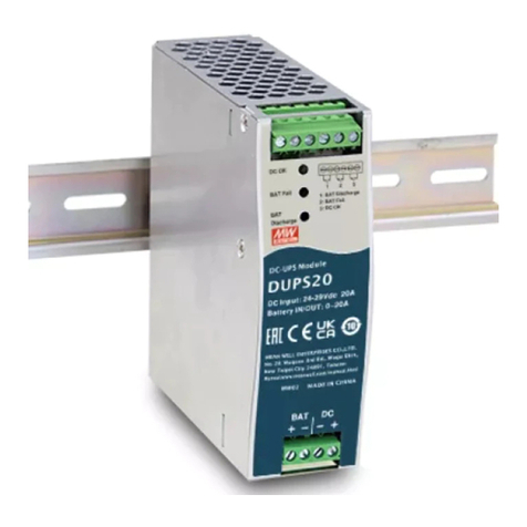Meanwell DUPS20 installation manual