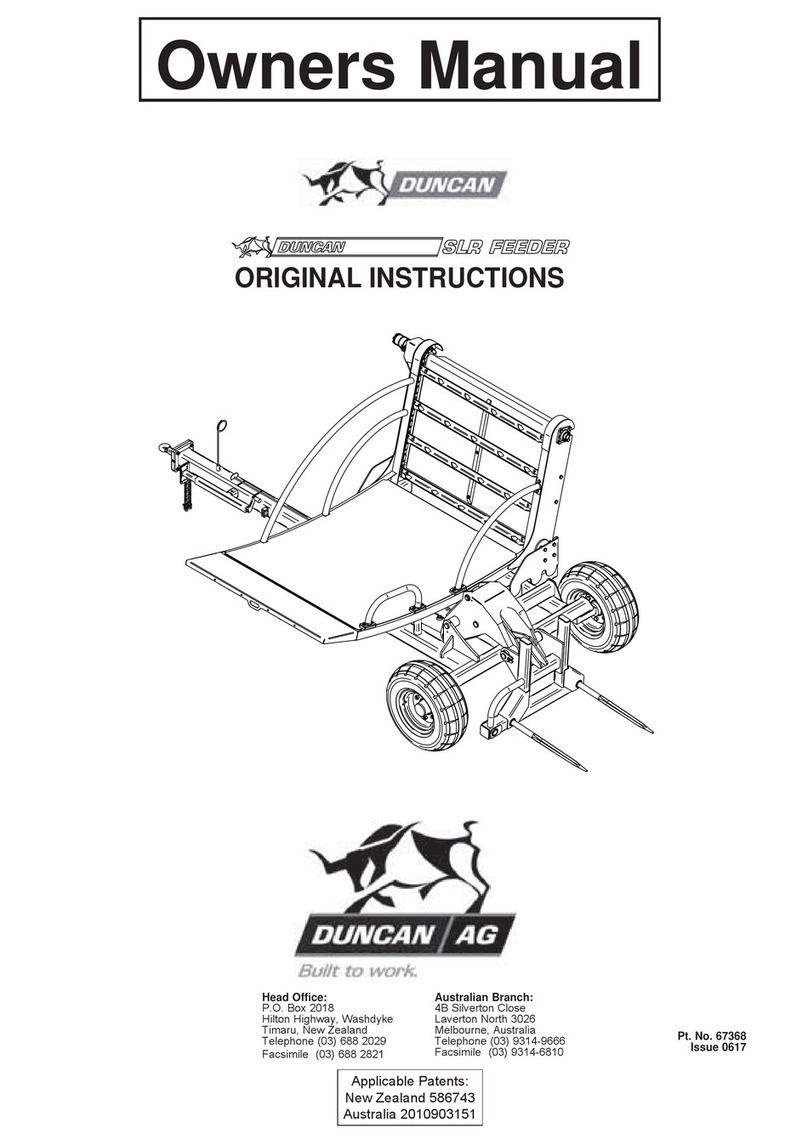 Duncan SLR Feeder owner's manual