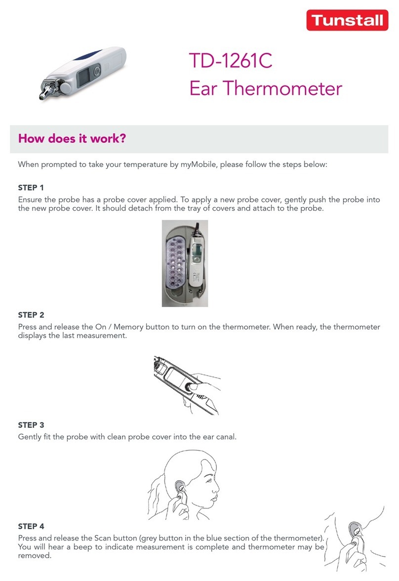 Tunstall TD-1261C quick start guide