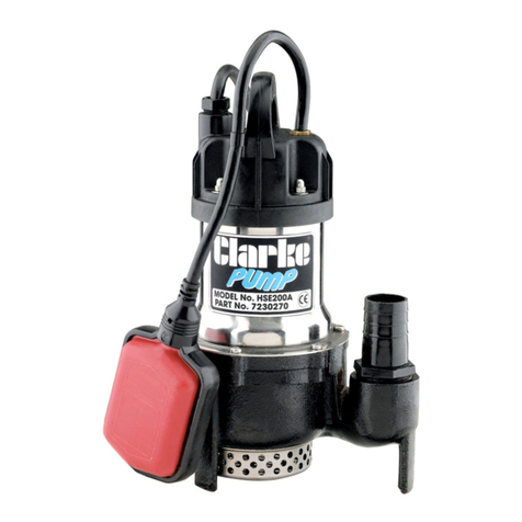 Clarke HSE RANGE Operation & maintenance instructions
