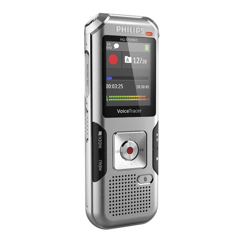 Philips VoiceTracer DVT4010 user manual